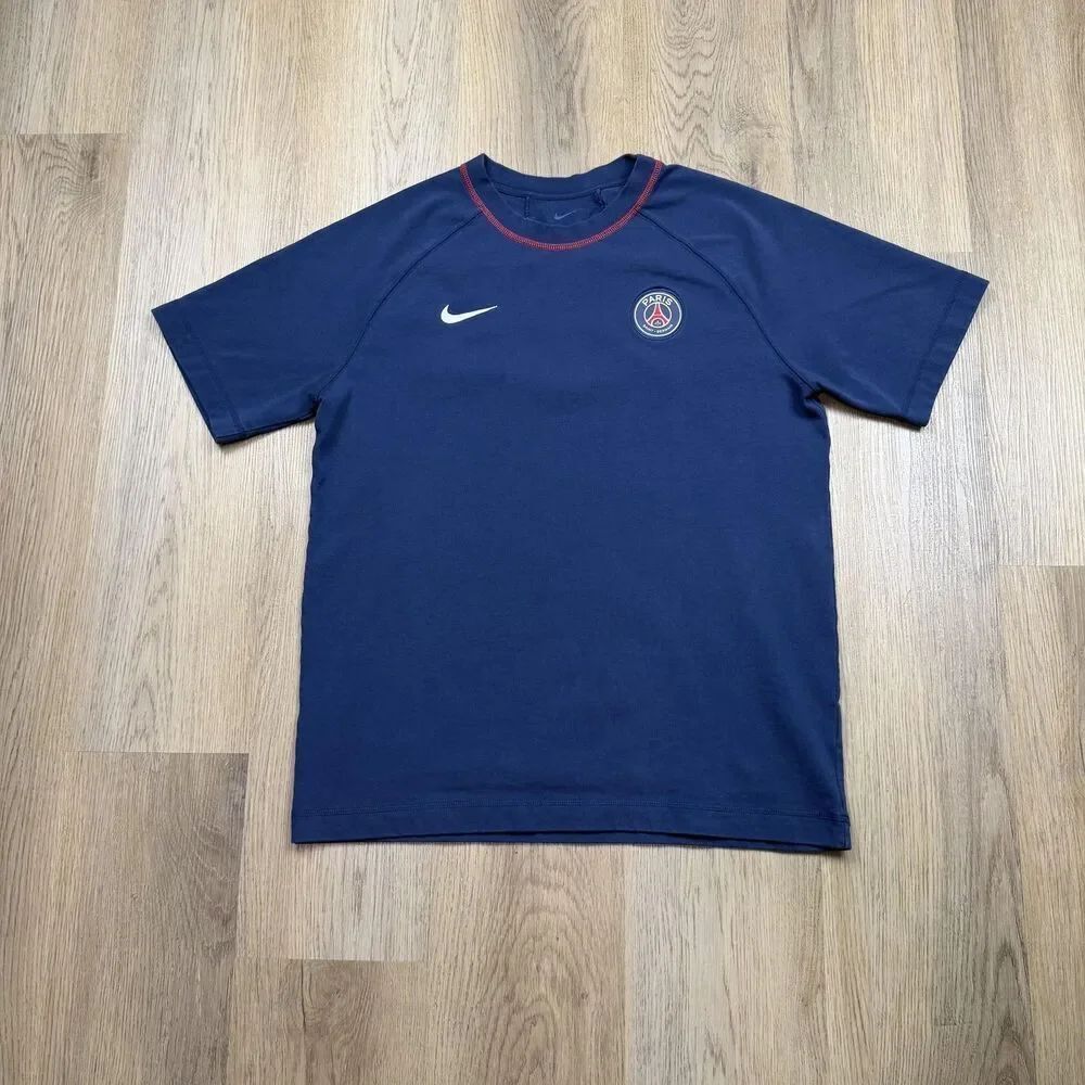 Paris Saint-Germain Shirt Mens Medium Blue Ligue 1 Soccer Football Nike Tee